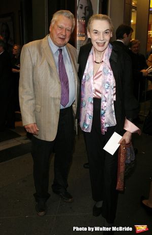 Marian Seldes & Brian Murray arriving for the Opening Night performance of The Rounda Photo