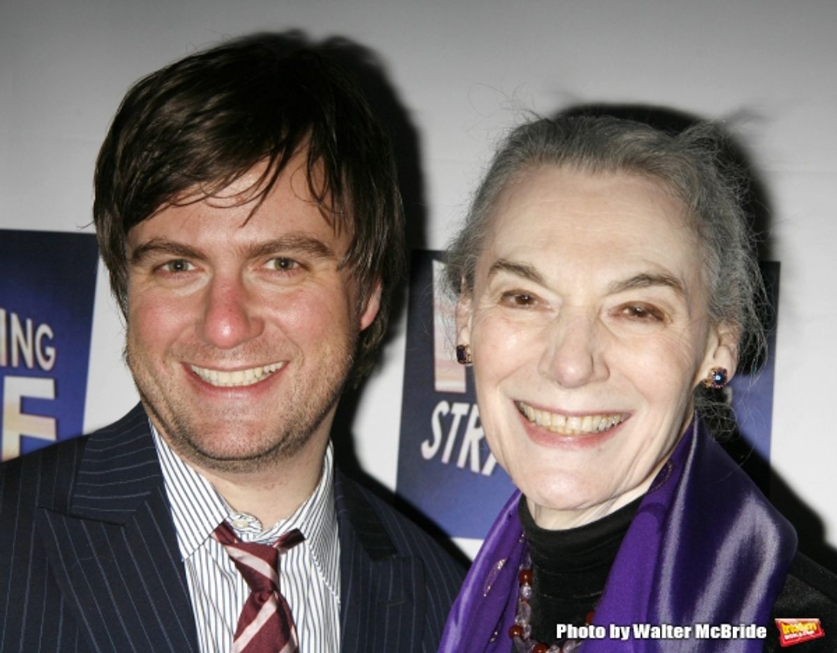 Manoel Felciano & Marian Seldes atttending the Opening Night Performance After Party for PASSING STRANGE at ESPACE in New York City. February 28, 2008   at 