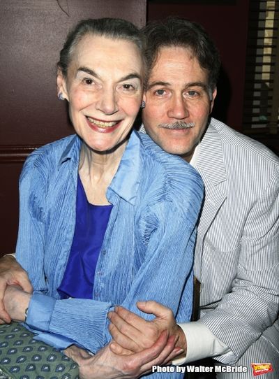 Marian Seldes & Boyd Gaines celebrate as Boyd Gaines joins the famed walls of Sardi'' Photo