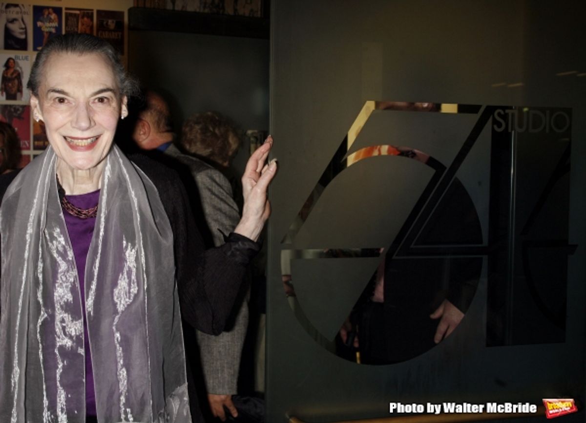 Marian Seldes arriving for the Opening Night performance for the Roundabout Theatre Company''s Production of THE RITZ at Studio 54 in New York City. October 11, 2007  at 