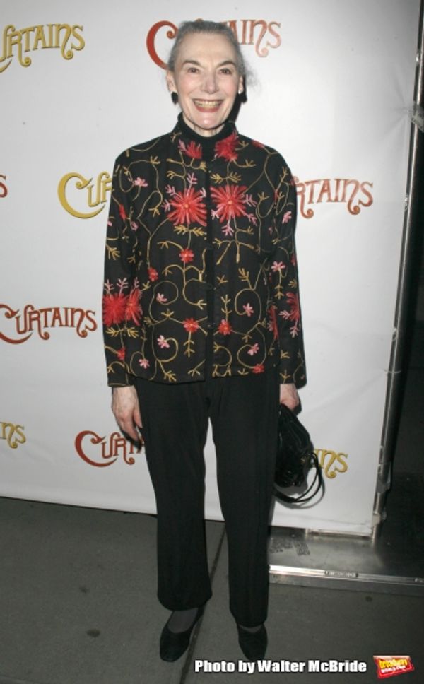 Marian Seldes attending the Opening Night performance for the New Broadway Musical CU Photo