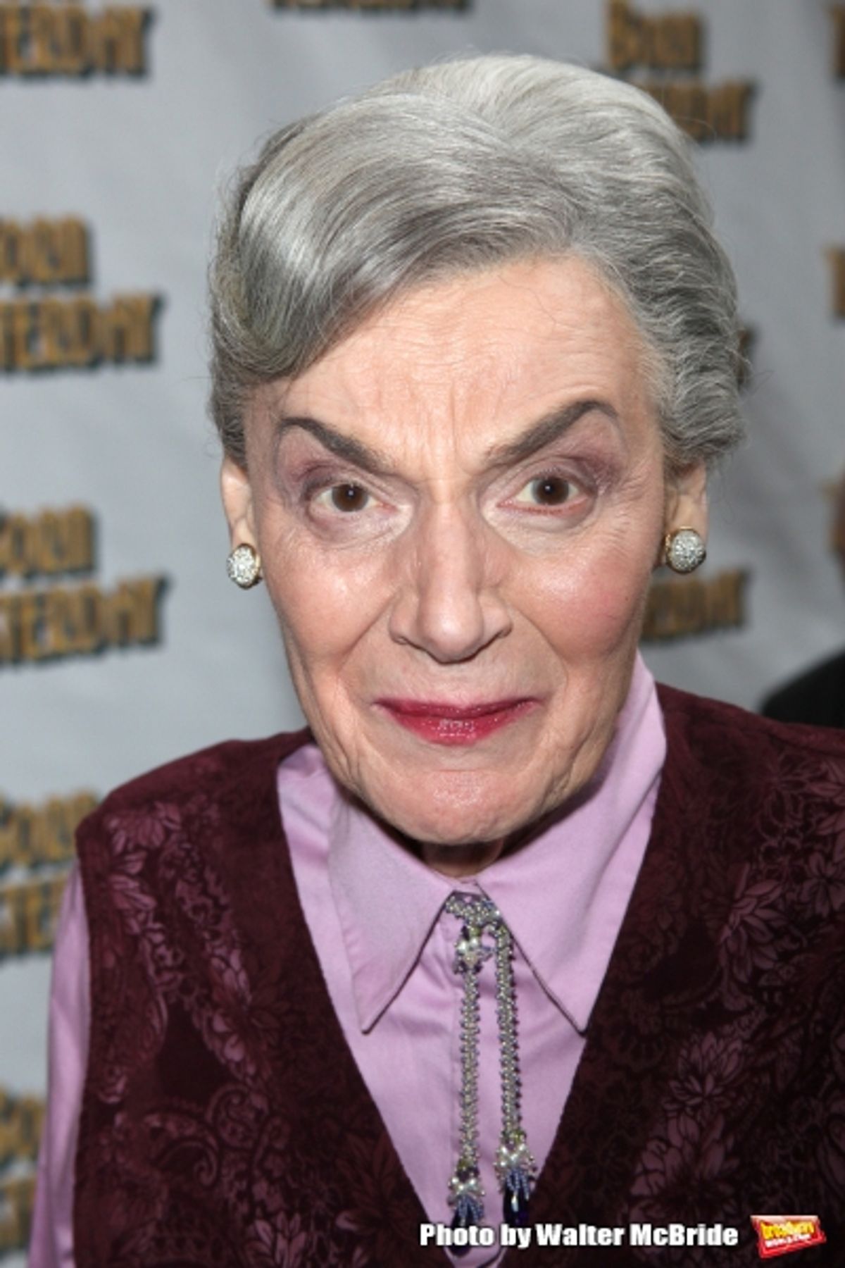 Marian Seldes.attending the Broadway Opening Night Performance for ''Born Yesterday'' in New York City. at 