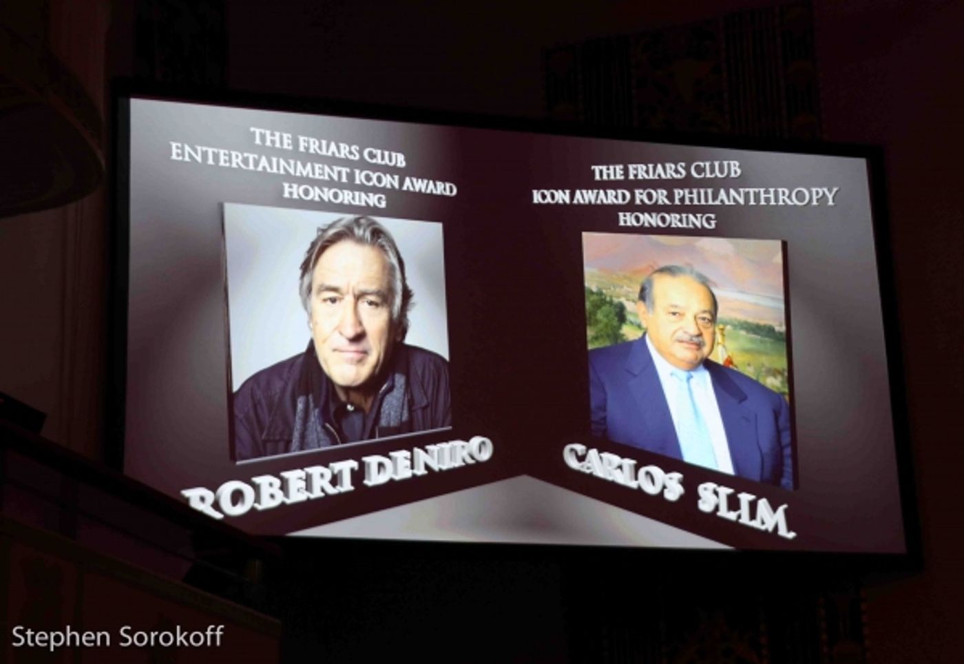 Photo Coverage: Robert De Niro and Carlos Slim Honored at Friars Foundation Gala Photo Coverage: Robert De Niro and Carlos Slim Honored at Friars Foundation Gala Image