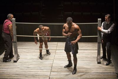Ray Anthony Thomas as Wynton, Robert Christopher Riley as Jay, Okieriete Onaodowan as Photo