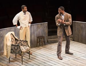 Robert Christopher Riley as Jay and Okieriete Onaodowan as Fish Photo