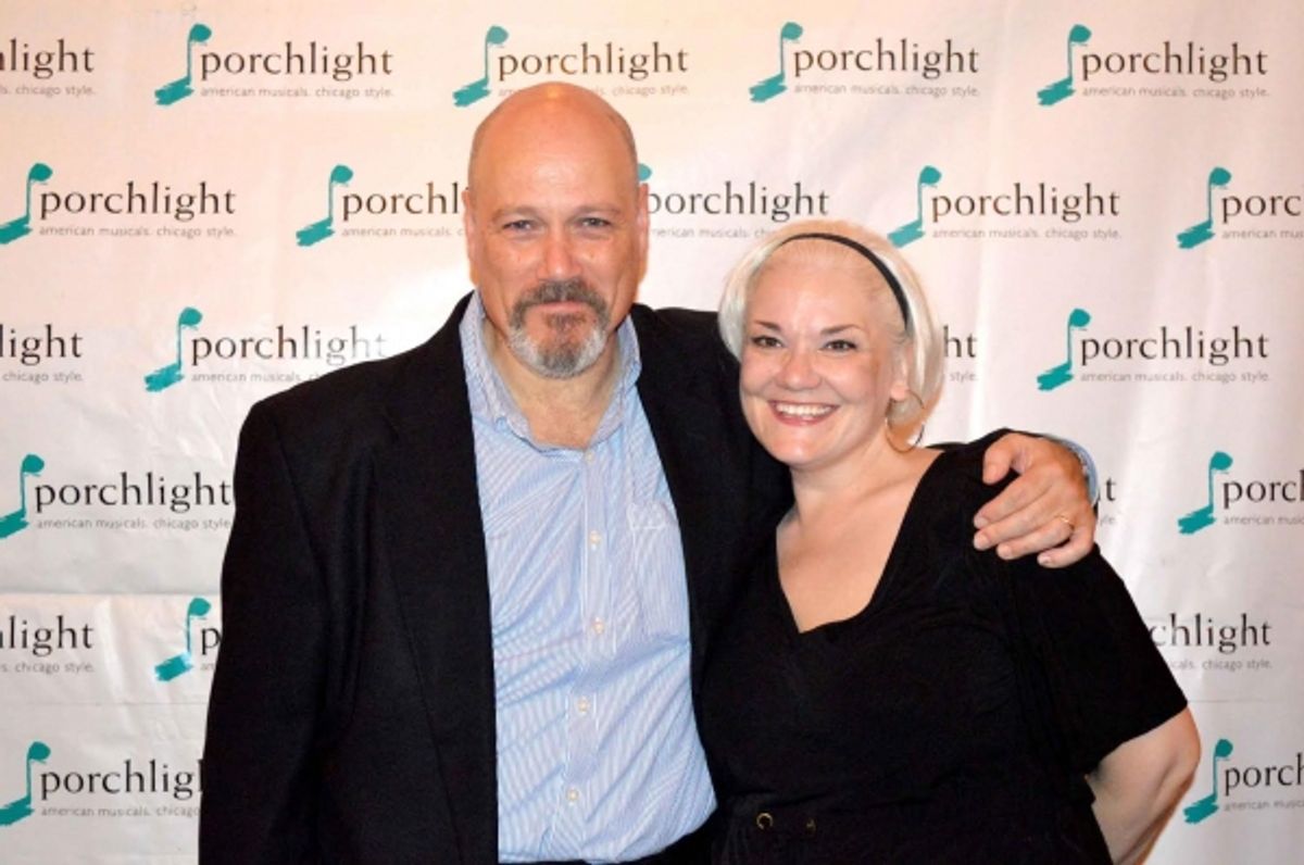 Porchlight Artistic Associates David Girolmo and Rebecca Finnegan (Sweeney Todd and Mrs. Lovett) at 