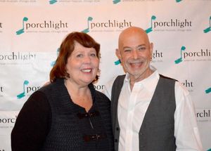 Porchlight Music Theatre Artistic Associate Beckie Menzie and Irwin Berkowitz Photo