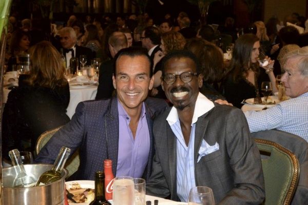 Choreographer & director Joe Lanteri and Michael Cain Photo