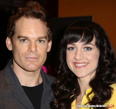 Michael C. Hall and Lena Hall Photo