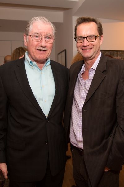 Joe Dowling and Michael Riedel Photo