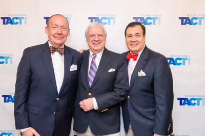 Stephen Lindenmuth (TACT Chair, Board of Directors), Bob Donohue, Lee Roy Reams Photo