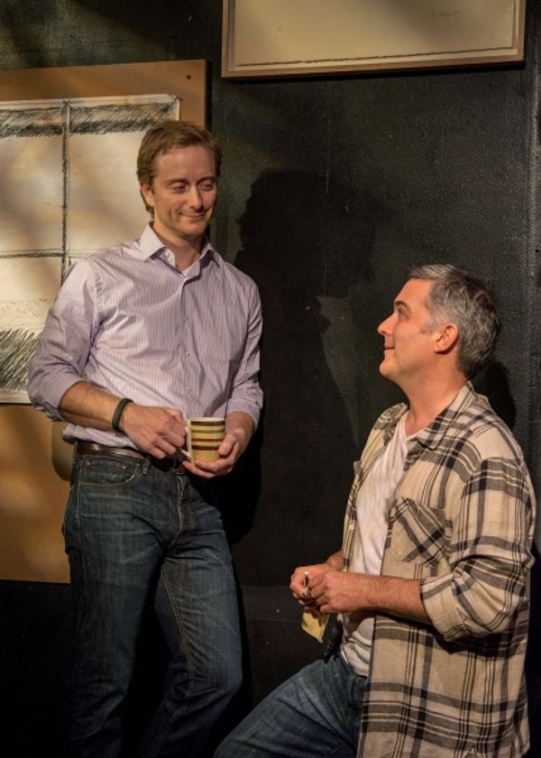 Jeffrey C. Hawkins (Jed) and Peter Davenport (Burt) Photo