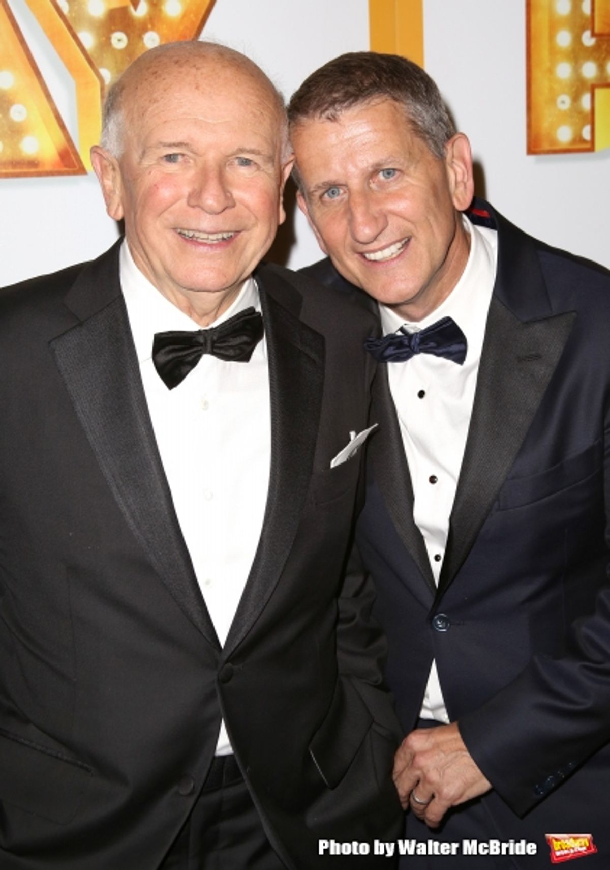 Terrence McNally and husband Thomas Kirdahy  at 
