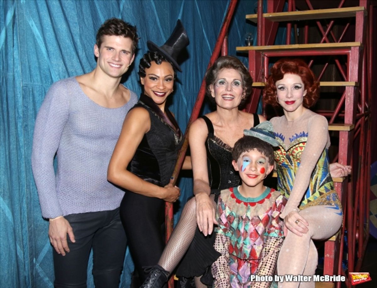 Kyle Dean Massey, Carly Hughes, Lucie Arnaz, Ashton Woerz and Charlotte D''Amboise  at 