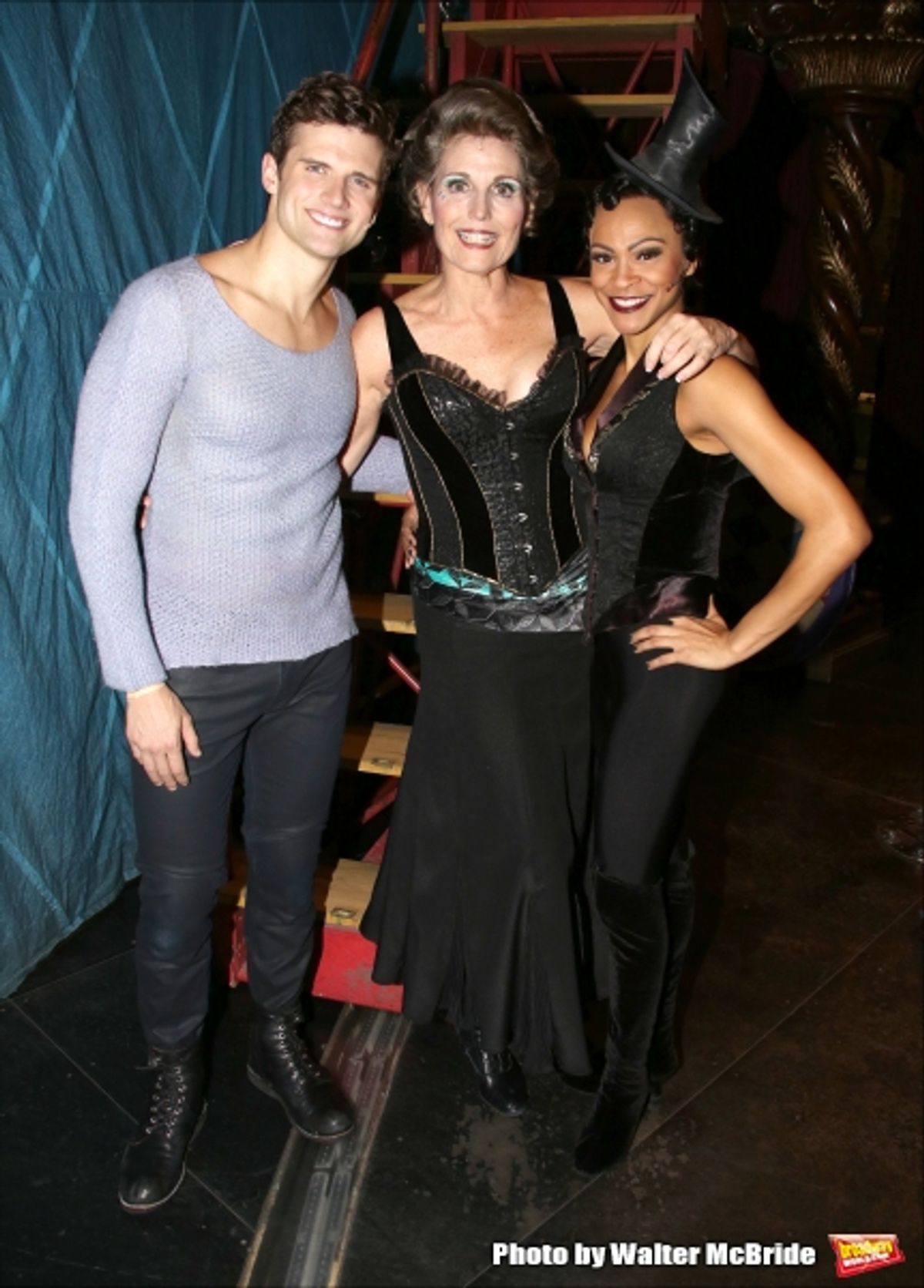 Kyle Dean Massey, Lucie Arnaz and Carly Hughes   at 
