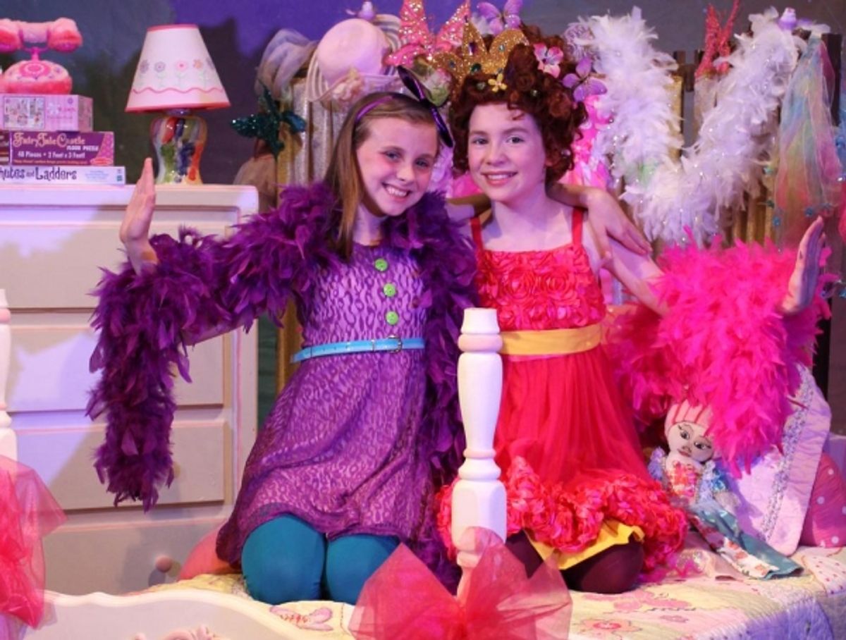 Reiley Macicek (Bree) and Tess Fouchi (Fancy Nancy) at 