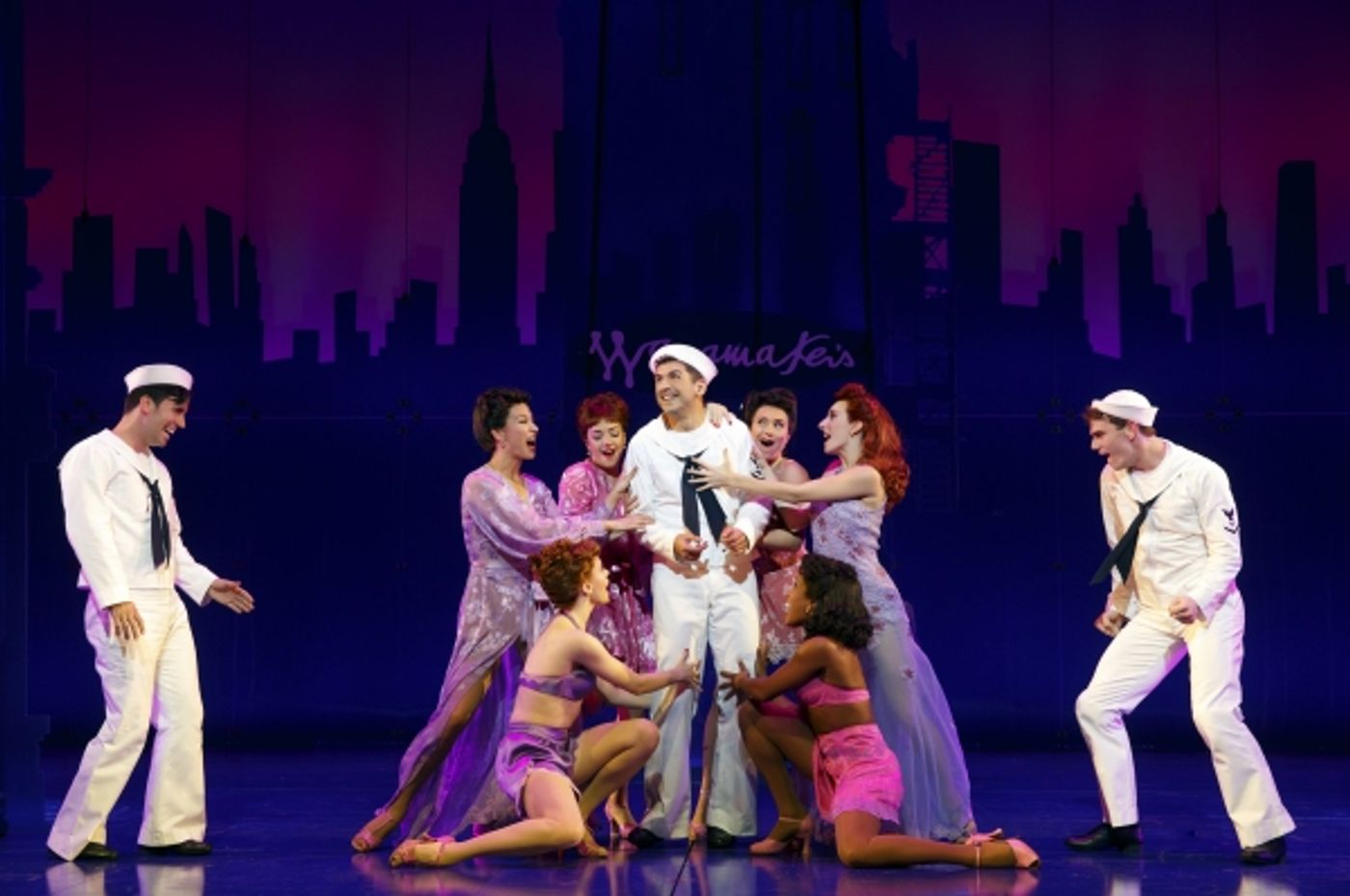 Photo Flash: Welcome to New York, New York! First Look at Broadway's ON THE TOWN Photo Flash: Welcome to New York, New York! First Look at Broadway's ON THE TOWN Image