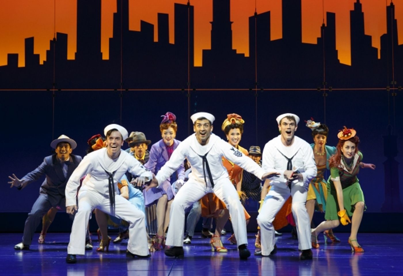 Photo Flash: Welcome to New York, New York! First Look at Broadway's ON THE TOWN Photo Flash: Welcome to New York, New York! First Look at Broadway's ON THE TOWN Image
