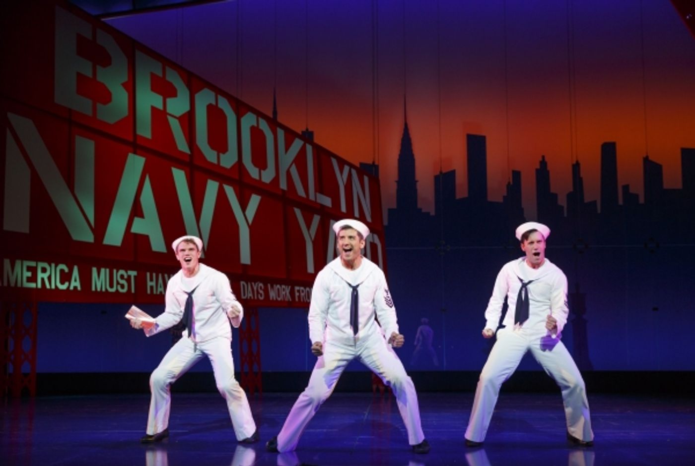 Photo Flash: Welcome to New York, New York! First Look at Broadway's ON THE TOWN Photo Flash: Welcome to New York, New York! First Look at Broadway's ON THE TOWN Image