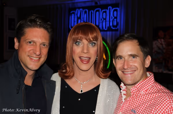 Chris Sieber, Miss Coco Peru and Kevin Burrows Photo