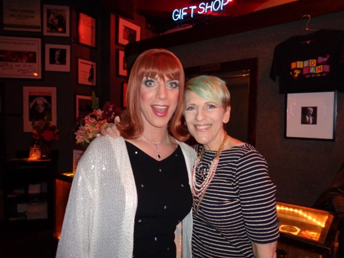 Miss Coco Peru and Lisa Lampanelli at 