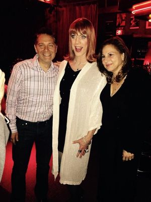 Michael Feintsein, Miss Coco Peru and Kathy Najimy Photo