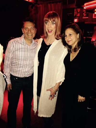 Michael Feintsein, Miss Coco Peru and Kathy Najimy Photo
