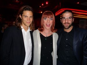 Miss Coco Peru, Zachary Quinto and Company Photo