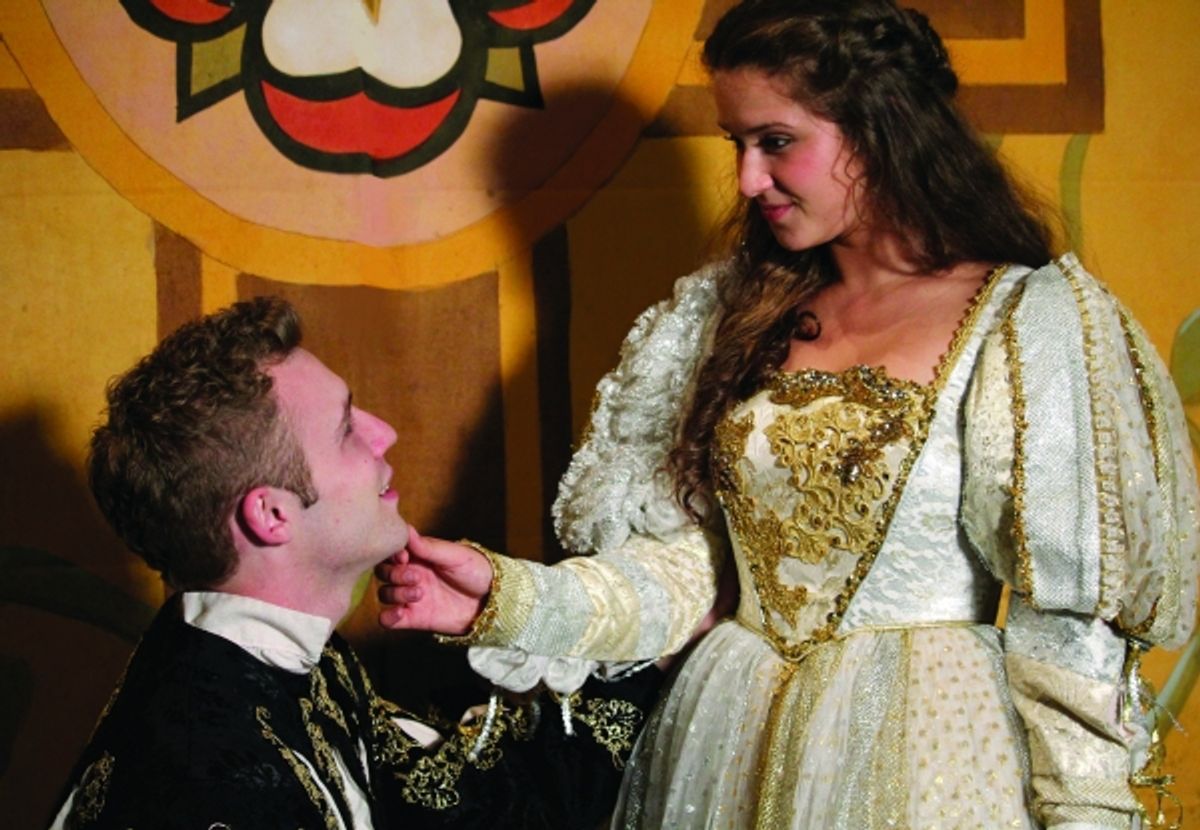 Casey Leach (Romeo) and Laura Plyler (Juliet) at 