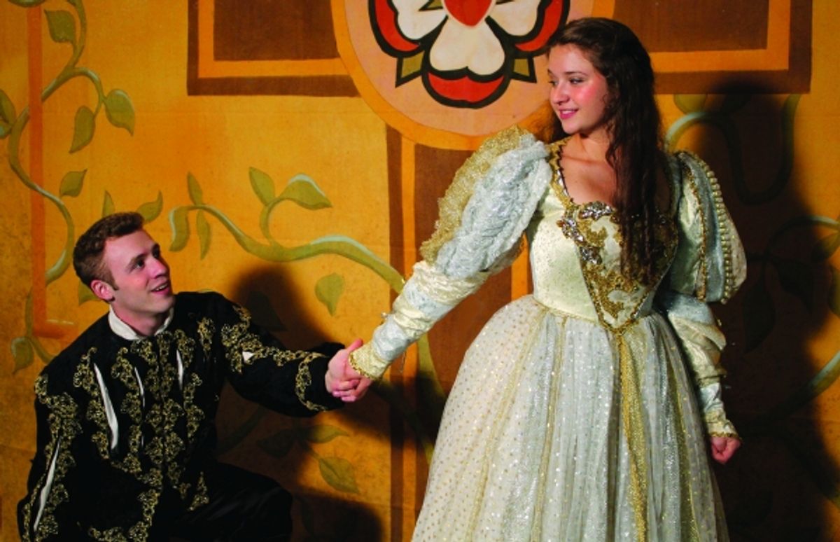 Casey Leach (Romeo) and Laura Plyler (Juliet) at 