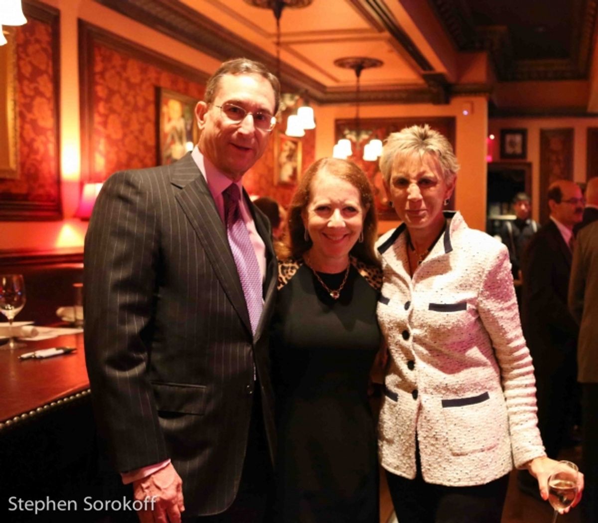 Denis Bovin, Terry Bovin, Candace Leeds at 