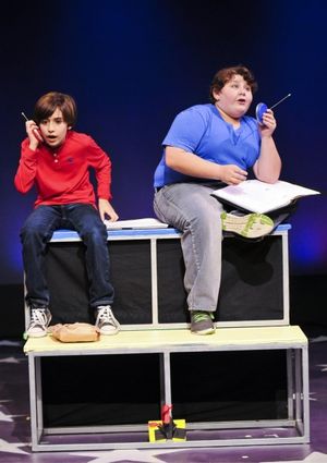 Hayden Wall as Young Josh and Jeremy Shinder as Billy @ BroadwayWorld Hayden Wall as Young Josh and Jeremy Shinder as Billy Photo