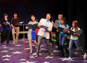 Rhyn McLemore, Liam Forde, Kerry Butler, John Tartaglia, Whitney Brandt, Elainey Bass and Julianna Rigoglioso @ BroadwayWorld Rhyn McLemore, Liam Forde, Kerry Butler, John Tartaglia, Whitney Brandt, Elainey Bass Photo