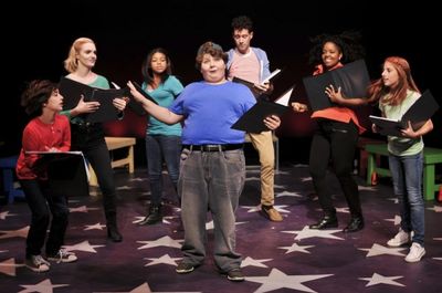 Hayden Wall, Whitney Brandt, Elainey Bass, Jeremy Shinder (center), Liam Forde, Trist Photo