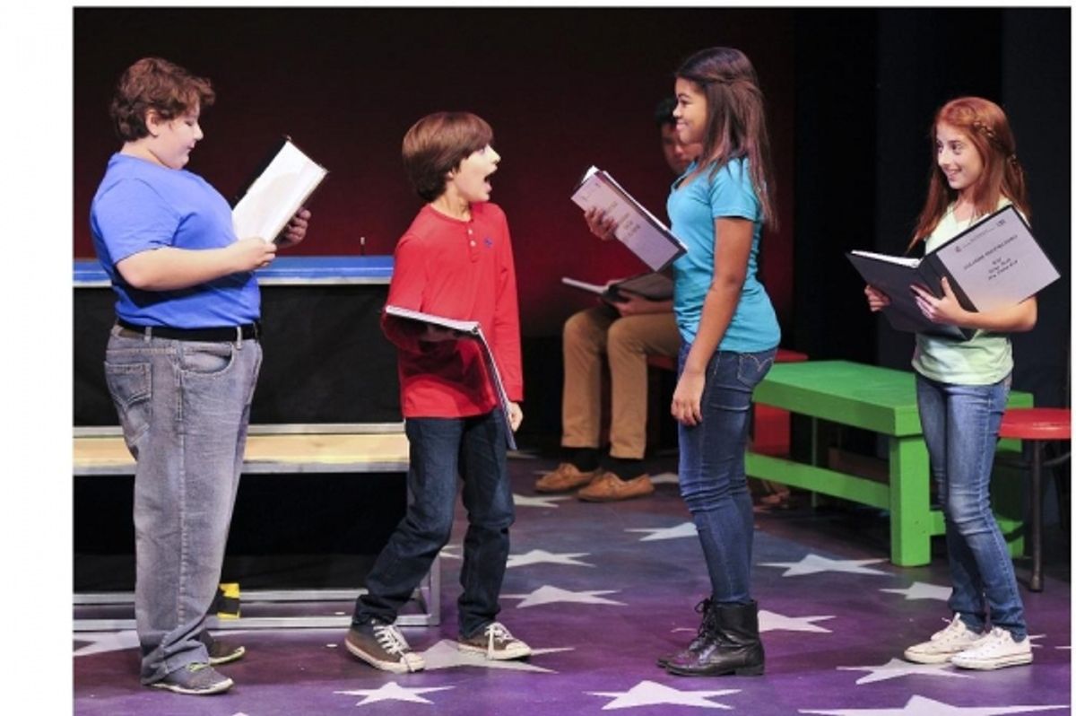 Jeremy Shinder, Hayden Wall, Elainey Bass, and Julianna Rigoglioso at 