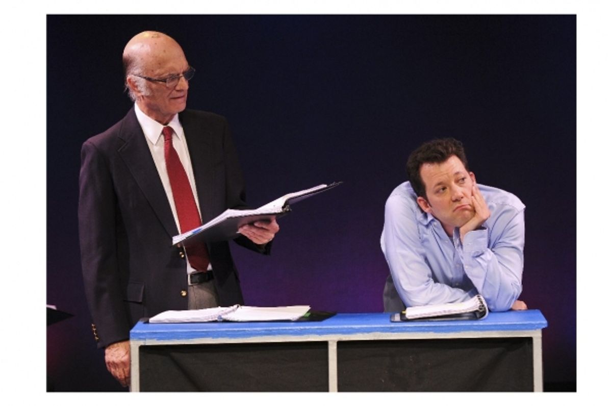 Walter Charles as MacMillan and John Tartaglia as Josh at 