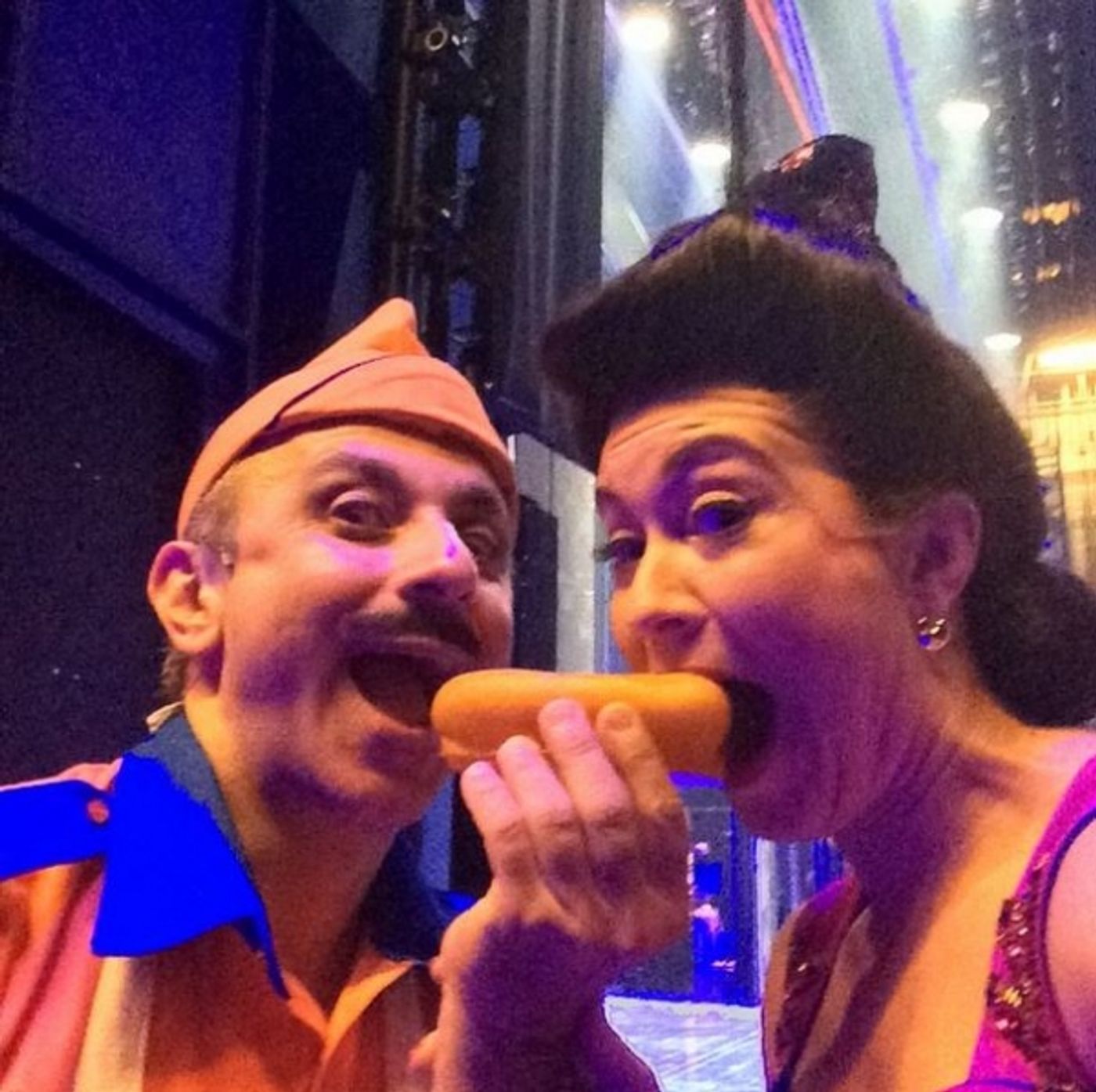 Photo Flash: Saturday Intermission Pics October 11 - MISS SAIGON Cast 'Steals' MAMMA MIA! and More! Photo Flash: Saturday Intermission Pics October 11 - MISS SAIGON Cast 'Steals' MAMMA MIA! and More! Image