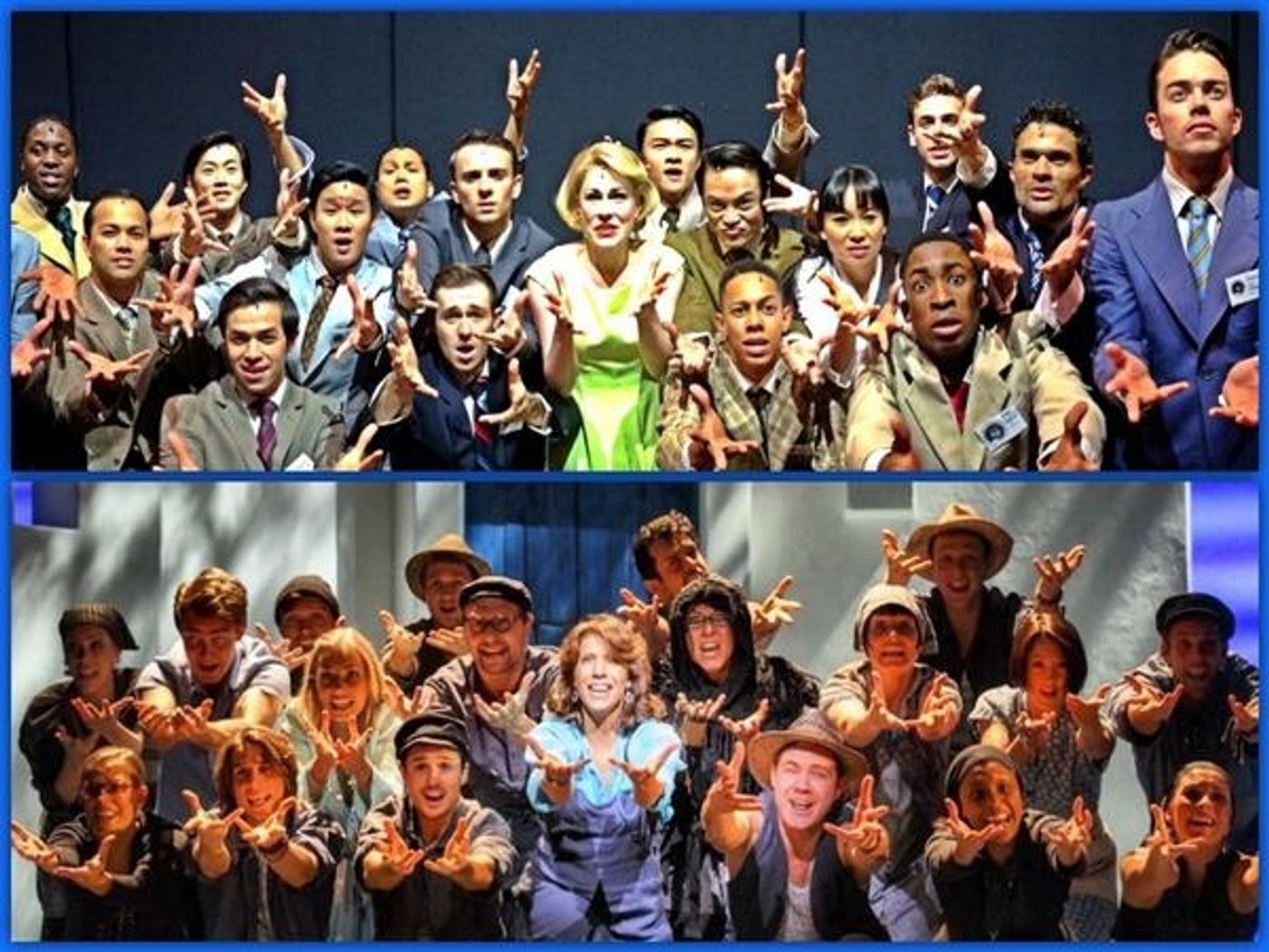 Photo Flash: Saturday Intermission Pics October 11 - MISS SAIGON Cast 'Steals' MAMMA MIA! and More! Photo Flash: Saturday Intermission Pics October 11 - MISS SAIGON Cast 'Steals' MAMMA MIA! and More! Image