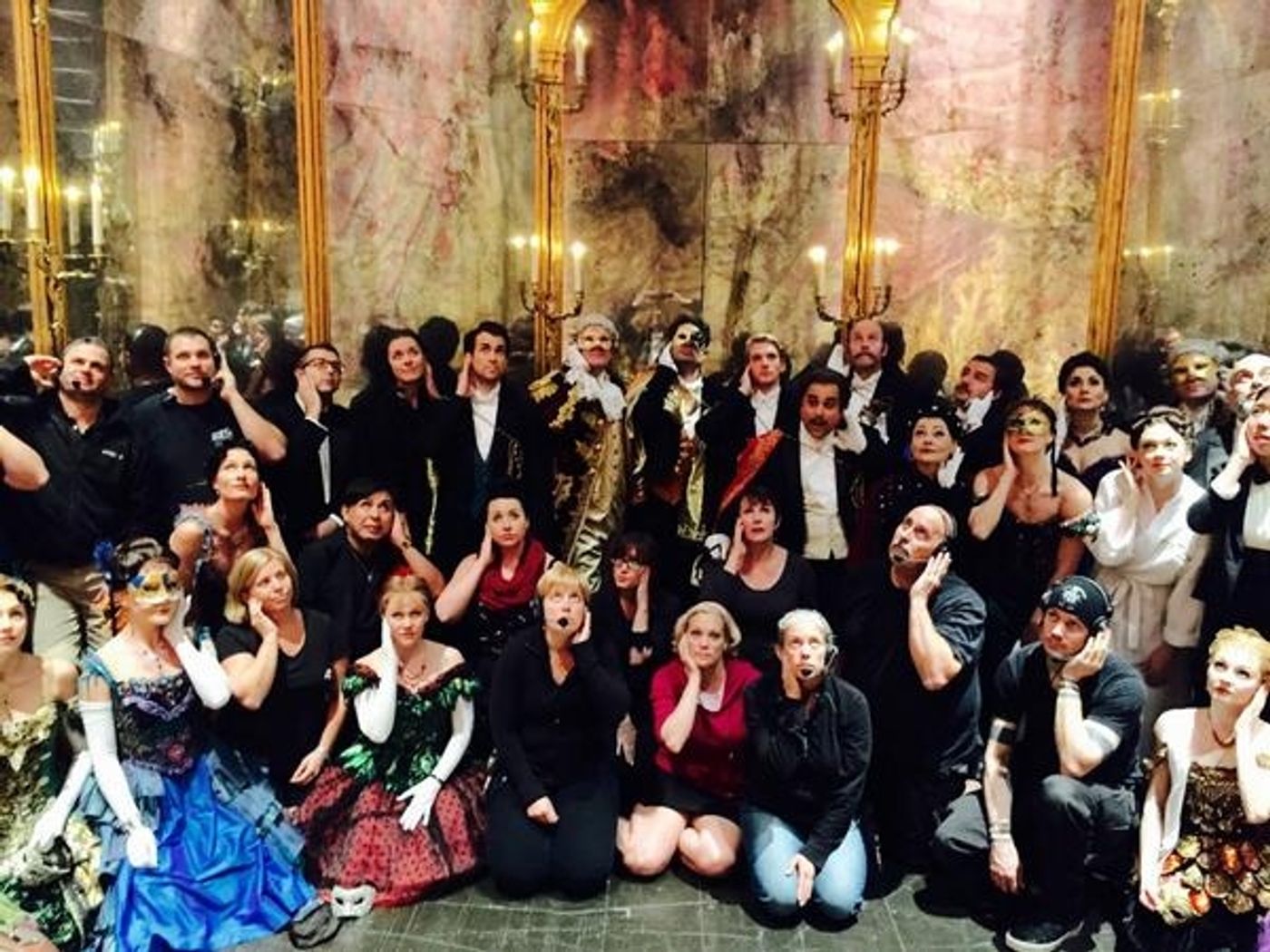 Photo Flash: Saturday Intermission Pics October 11 - MISS SAIGON Cast 'Steals' MAMMA MIA! and More! Photo Flash: Saturday Intermission Pics October 11 - MISS SAIGON Cast 'Steals' MAMMA MIA! and More! Image