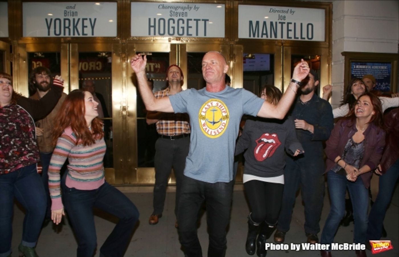 Photo Coverage: Sting & LAST SHIP Perform 'All Night Long' at the Stage Door  Image