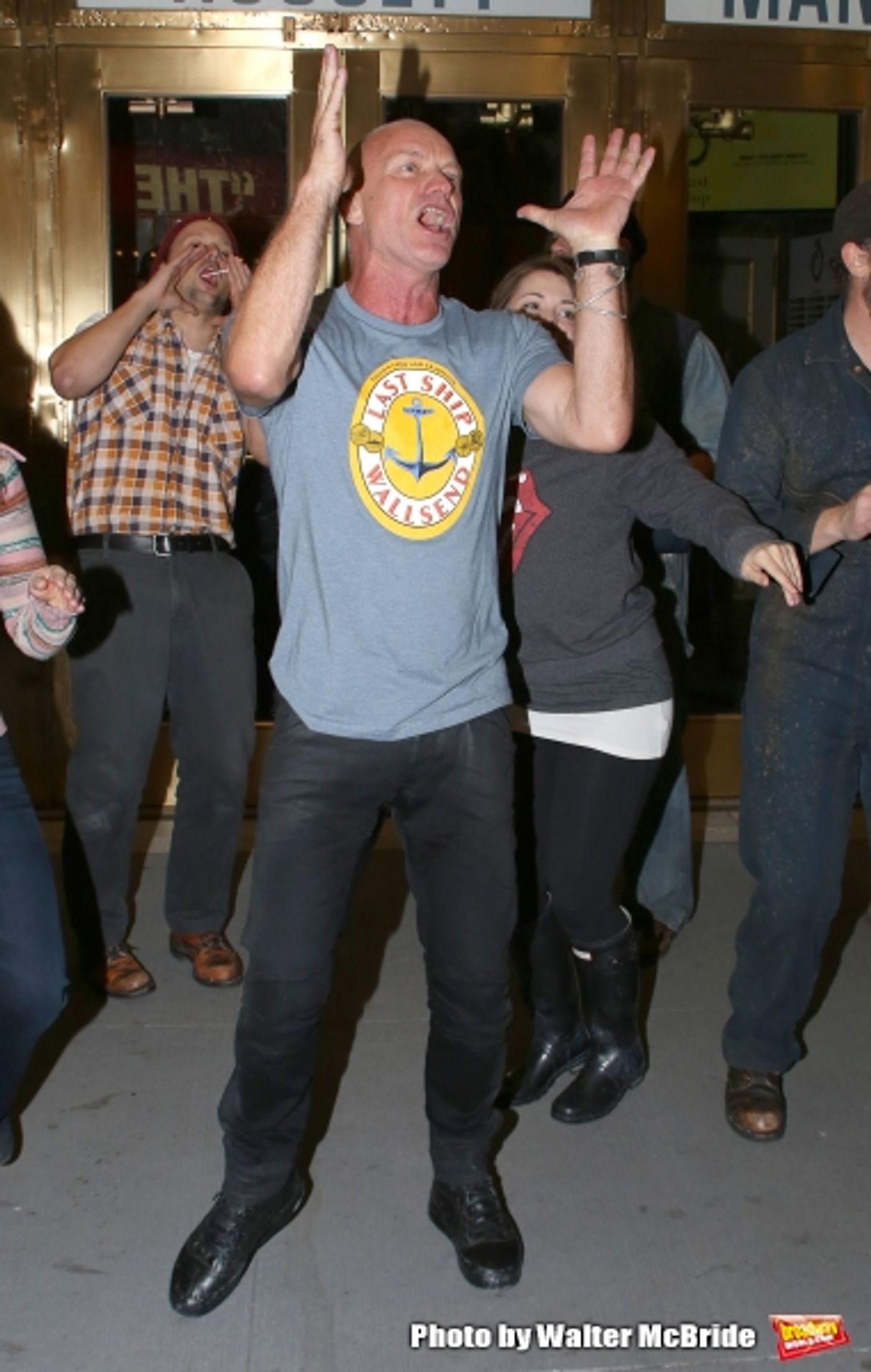 Photo Coverage: Sting & LAST SHIP Perform 'All Night Long' at the Stage Door  Image