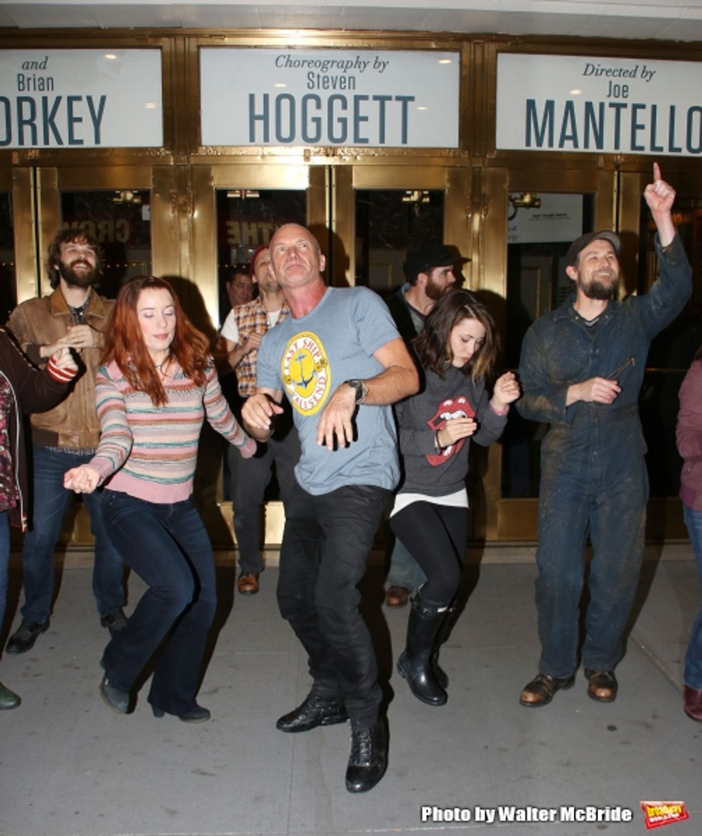 Photo Coverage: Sting & LAST SHIP Perform 'All Night Long' at the Stage Door  Image