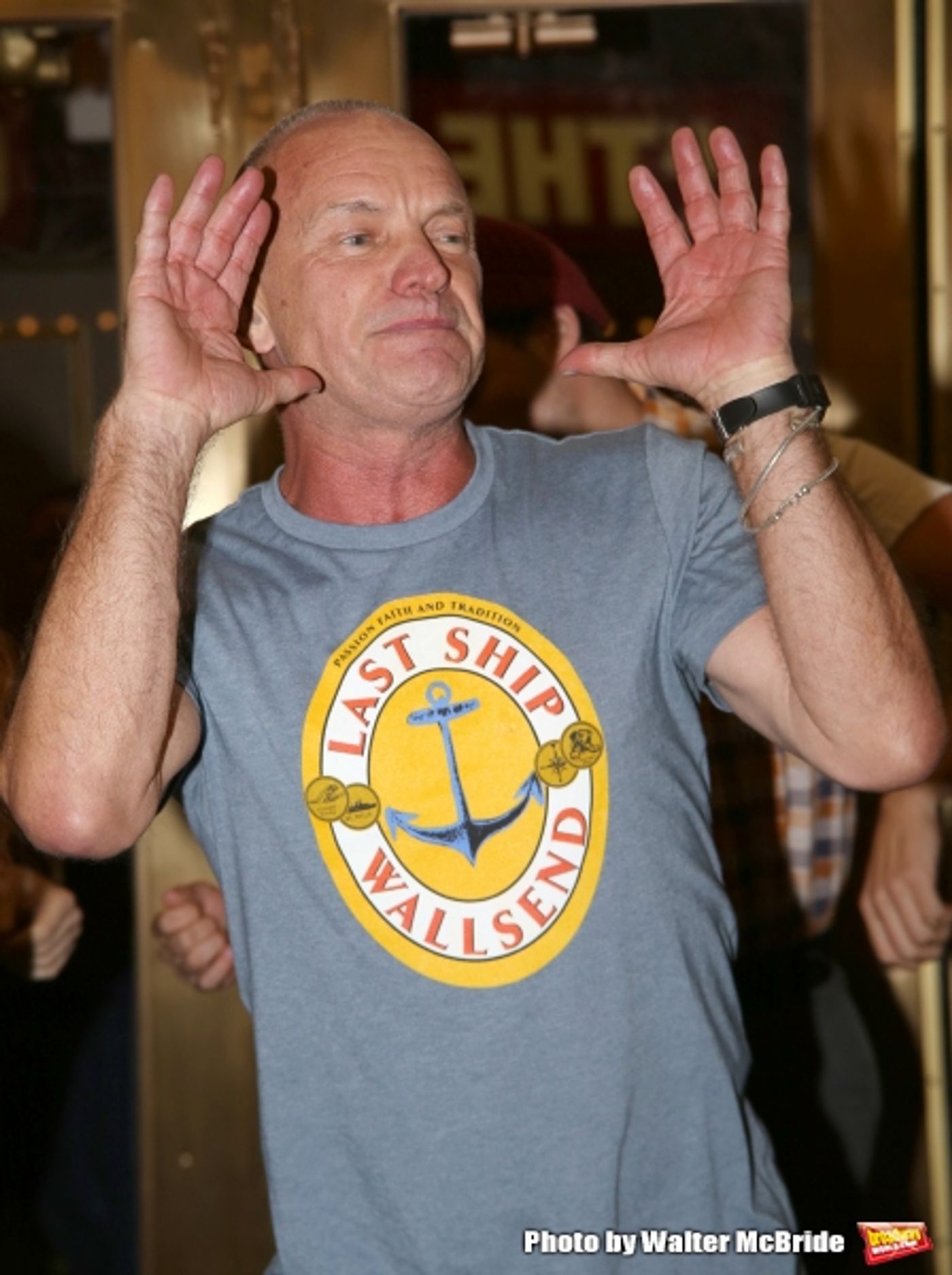 Photo Coverage: Sting & LAST SHIP Perform 'All Night Long' at the Stage Door  Image
