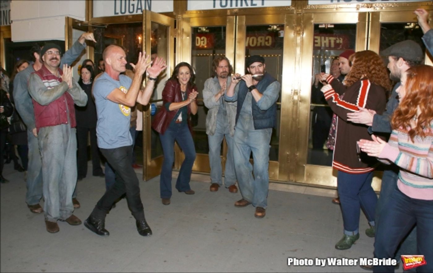 Photo Coverage: Sting & LAST SHIP Perform 'All Night Long' at the Stage Door  Image