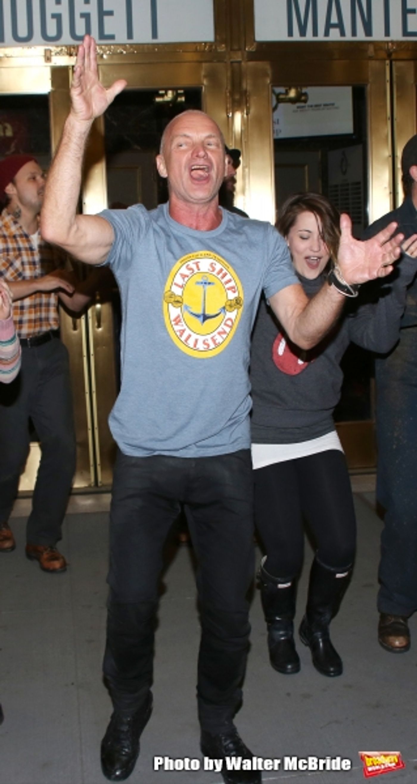 Photo Coverage: Sting & LAST SHIP Perform 'All Night Long' at the Stage Door  Image
