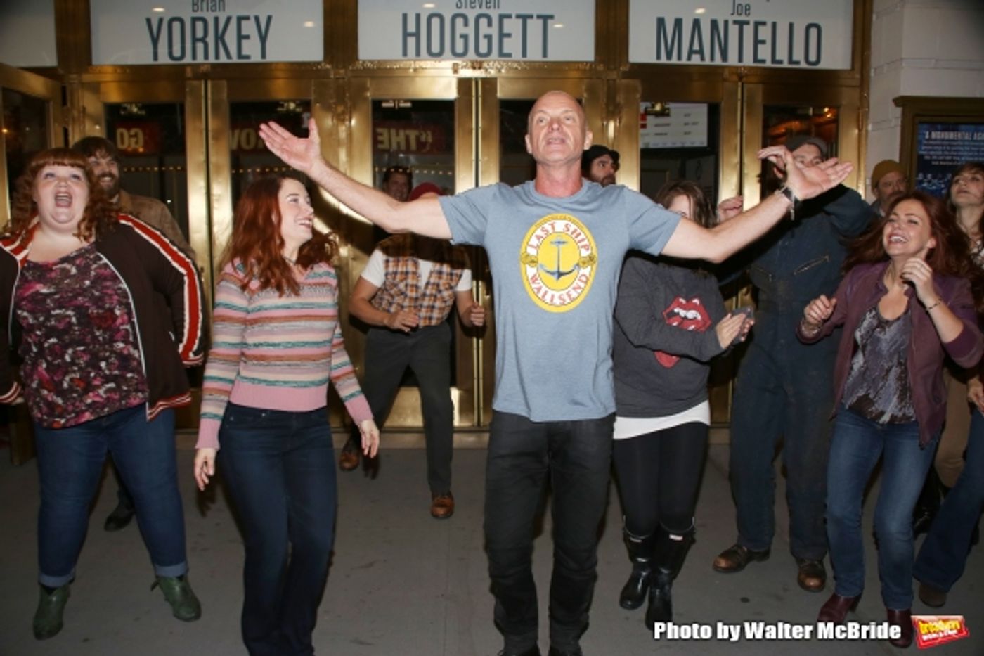 Photo Coverage: Sting & LAST SHIP Perform 'All Night Long' at the Stage Door  Image