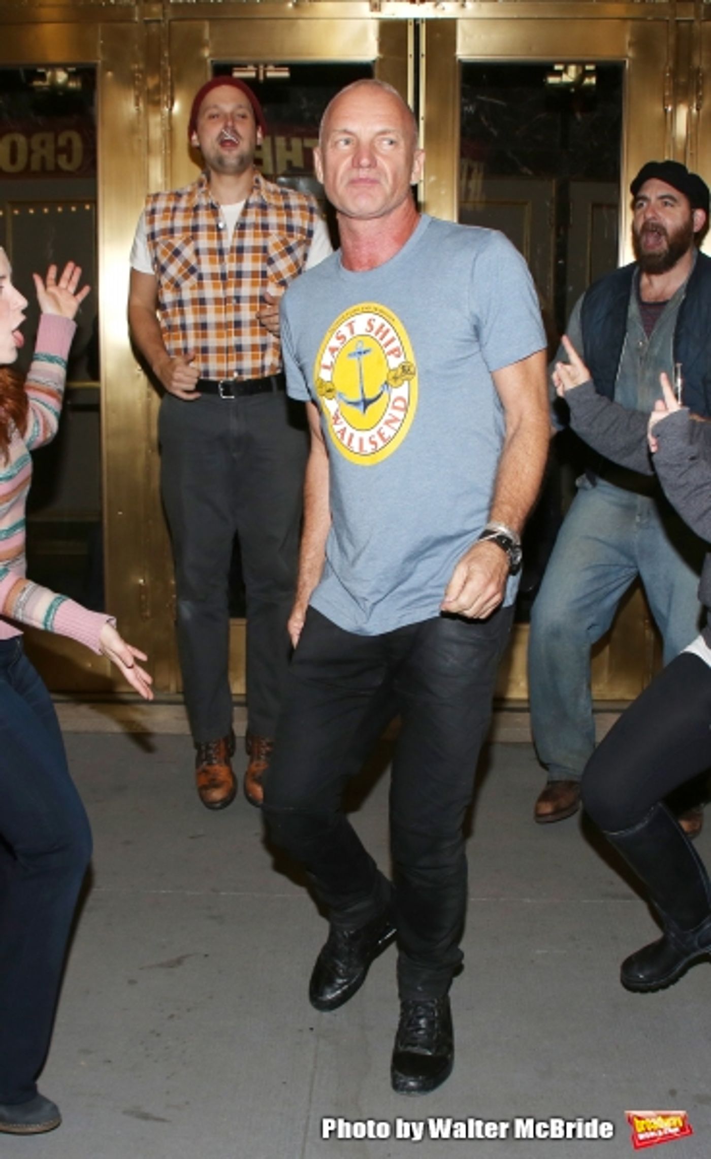 Photo Coverage: Sting & LAST SHIP Perform 'All Night Long' at the Stage Door  Image