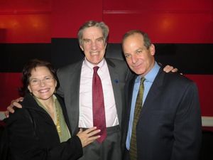 Beth McDonald, her husband, Nick Wyman (president of Actors Equity) and John Bolger Photo