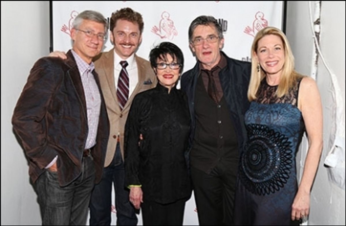 David Garrsion, Jason Daniely, Chita Rivera, Roger Rees, Marin Mazzie at 