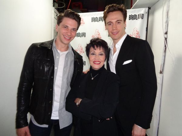 Joey Taranto, Chita Rivera, Erich Bergen Photo